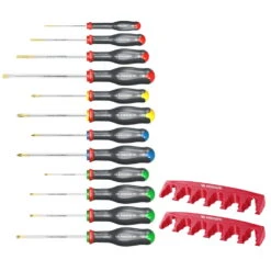 Bosch Facom Schraubendreher-Set 12-tlg + 2 Halter