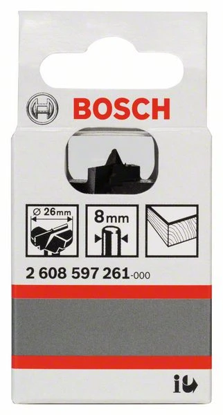 Bosch Scharnierlochbohrer Ohne Hartmetallschneiden, 26 X 56 Mm, D 8 Mm (2 608 597 261) 4 Bosch Scharnierlochbohrer Ohne Hartmetallschneiden, 26 X 56 Mm, D 8 Mm (2 608 597 261) – Bild 2