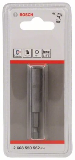 Bosch Steckschlüssel, 65 Mm X 1/4 Zoll, Tiefenanschlag 2 607 002 586 (2 608 550 562)