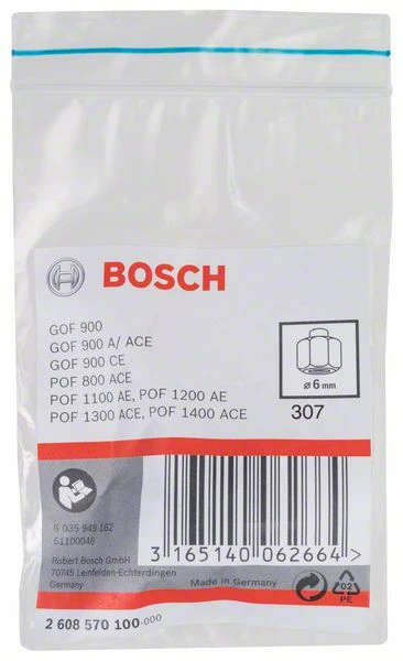 Bosch Spannzange, 6 Mm, 19 Mm (2 608 570 100) 4 Bosch Spannzange, 6 Mm, 19 Mm (2 608 570 100) – Bild 2