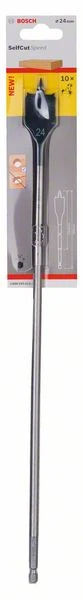 Bosch Flachfräsbohrer Self Cut Speed, Sechskant, 24 X 400 Mm (2 608 595 412)