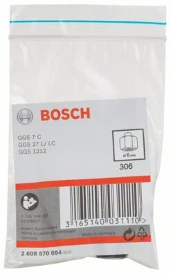 Bosch Spannzange Mit Spannmutter, 6 Mm, Für Bosch-Geradschleifer (2 608 570 084)