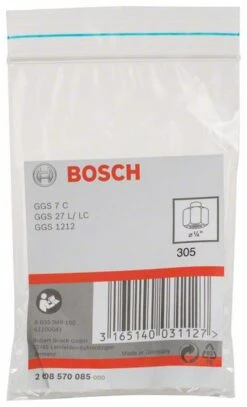 Bosch Spannzange Mit Spannmutter, 1/4 Zoll, Für Bosch-Geradschleifer (2 608 570 085)