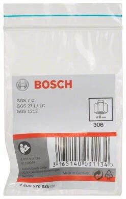 Bosch Spannzange Mit Spannmutter, 8 Mm, Für Bosch-Geradschleifer (2 608 570 086)