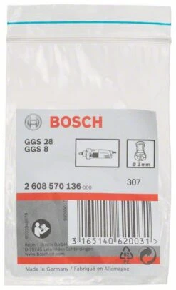 Bosch Spannzange Ohne Spannmutter, 3 Mm, Für Bosch-Geradschleifer (2 608 570 136)