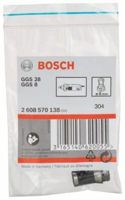 Bosch Spannzange Ohne Spannmutter, 8 Mm, Für Bosch-Geradschleifer (2 608 570 138)