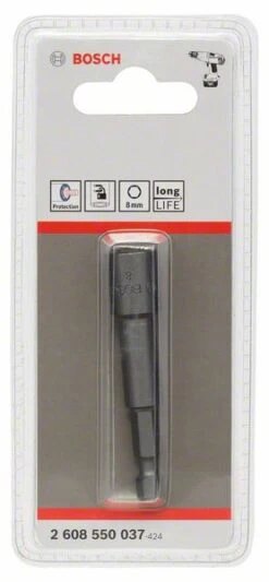 Bosch Steckschlüssel, 65 X 8 Mm, M 5, Tiefenanschlag 3 600 552 506/3 600 552 507 (2 608 550 037)
