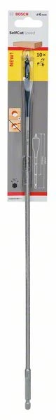 Bosch Flachfräsbohrer Self Cut Speed, Sechskant, 6 X 400 Mm (2 608 595 400)