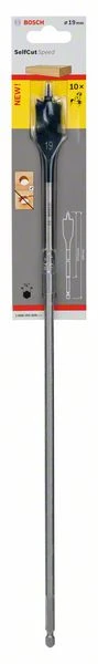 Bosch Flachfräsbohrer Self Cut Speed, Sechskant, 19 X 400 Mm (2 608 595 409)