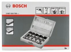 Bosch Kunst- Scharnierlochbohrer-Set, HM, 5-teilig, 15 - 35 Mm (2 607 018 750)