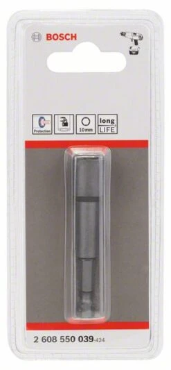 Bosch Steckschlüssel, 65 X 10 Mm, M 6, Tiefenanschlag 3 600 552 506/3 600 552 507 (2 608 550 039)