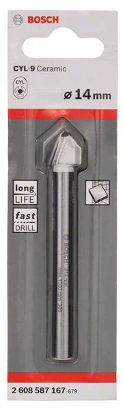 Bosch Fliesenbohrer CYL-9 Ceramic, 14 X 90 Mm (2 608 587 167)