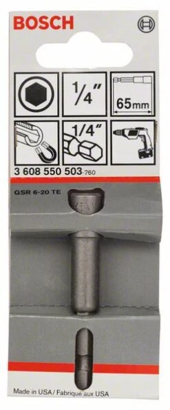 Bosch Steckschlüssel, 65 Mm X 1/4 Zoll, Mit Magnet (3 608 550 503)