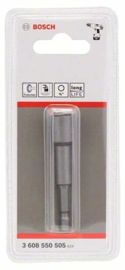 Bosch Steckschlüssel, 65 Mm X 3/8 Zoll, Mit Magnet (3 608 550 505)