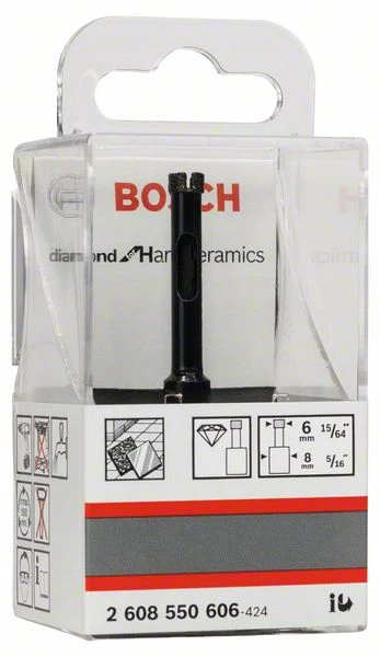 Bosch Diamantnassbohrer Diamond For Hard Ceramics, 6 X 35 Mm (2 608 550 606) 4 Bosch Diamantnassbohrer Diamond For Hard Ceramics, 6 X 35 Mm (2 608 550 606) – Bild 2