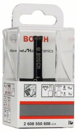 Bosch Diamantnassbohrer Diamond For Hard Ceramics, 8 X 35 Mm (2 608 550 608)