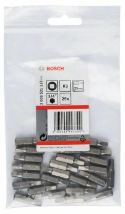 Bosch Schrauberbit Extra-Hart R3, 25 Mm, 25er-Pack (2 608 521 113)