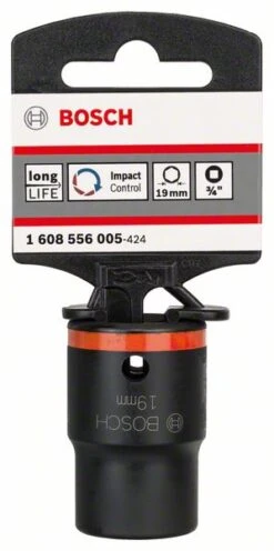 Bosch Steckschlüsseleinsatz, SW 19 Mm, L 50 Mm, 44 Mm, M12, 32,5 Mm (1 608 556 005) -Bosch IMG RD 206398 16 2s9y p0