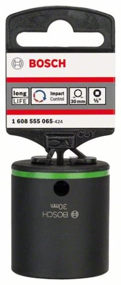 Bosch Steckschlüsseleinsatz, SW 30 Mm, L 50 Mm, 30 Mm, M20, 43 Mm (1 608 555 065) -Bosch IMG RD 206414 16 ct45 6f