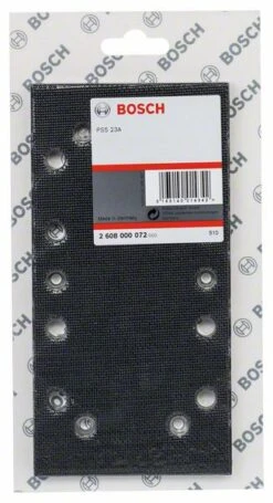 Bosch Schleifplatte 182 X 92 Mm, Für GSS, Mit Kletthaftung (2 608 000 072)