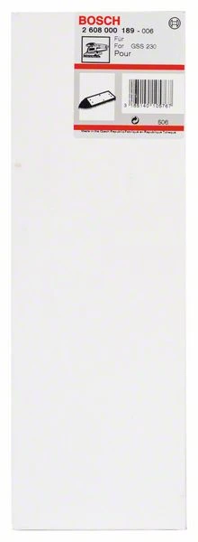 Bosch Schleifplatte Verlängert, 185 X 93 Mm, Deltaform (2 608 000 189)