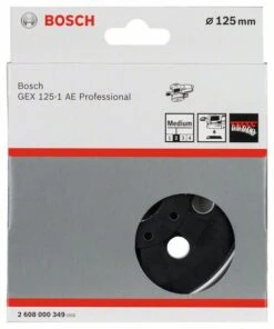 Bosch Schleifteller Mittelhart, 125 Mm, Für GEX 125-1 AE (2 608 000 349)
