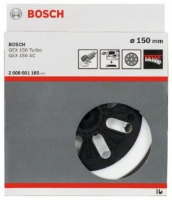 Bosch Schleifteller Mittelhart, 150 Mm, Für GEX 125-150 AVE, GEX 150 (2 608 601 185)