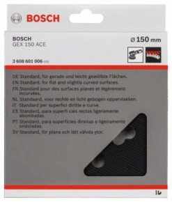 Bosch Schleifteller Mittel, 150 Mm, Für GEX 150 ACE (3 608 601 006)