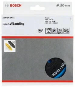 Bosch Schleifteller Multiloch Hart, 150 Mm, Für GEX 150 AC, - Turbo, GEX 125-150 AVE (2 608 601 570) -Bosch IMG RD 234879 16