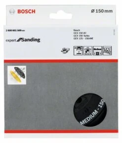 Bosch Schleifteller Multiloch Mittel, 150 Mm, Für GEX 150 AC, - Turbo,GEX 125-150 AVE (2 608 601 569) -Bosch IMG RD 234887 16