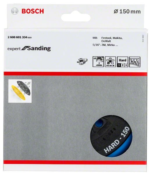 Bosch Schleifteller Multiloch Hart, 150 Mm (2 608 601 334) 6 Bosch Schleifteller Multiloch Hart, 150 Mm (2 608 601 334) – Bild 4