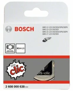 Bosch Schnellspannmutter SDS Clic, M 14 X 1,5 Mm (2 608 000 638)