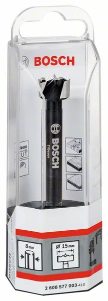 Bosch Forstnerbohrer, DIN 7483 G, 15 X 90 Mm, D 8 Mm, Toothed-edge (2 608 577 003)