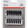 Bosch Doppelklingen Schrauberbit-Set Impact Control, 8-teilig, Diverse, 65 Mm (2 608 522 344)