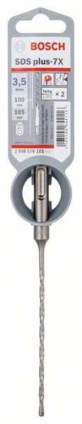 Bosch Hammerbohrer SDS Plus-7X, 3,5 X 100 X 165 Mm (2 608 576 101)
