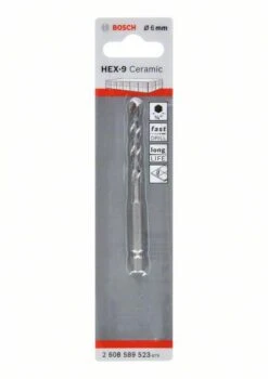 Bosch Fliesenbohrer HEX-9 Ceramic, 6 X 45 X 90 Mm (2 608 589 523)