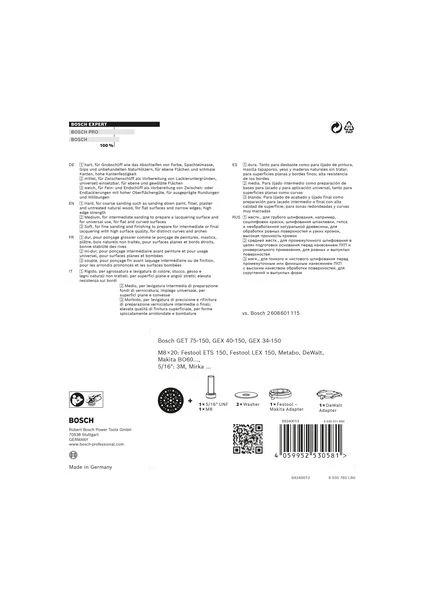 Bosch EXPERT Multiloch-PadØ150mm,hart,Ind,M8+5/16 (2 608 900 008) 5 Bosch EXPERT Multiloch-PadØ150mm,hart,Ind,M8+5/16 (2 608 900 008) – Bild 3