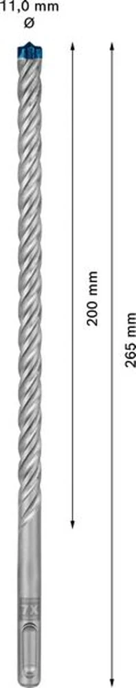 Bosch EXPERT Hammerbohrer SDS Plus-7X 11x200x265mm (2 608 900 107) 5 Bosch EXPERT Hammerbohrer SDS Plus-7X 11x200x265mm (2 608 900 107) – Bild 3