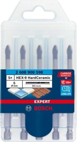 Bosch EXPERT HEX-9 HardCeramic Bohrer, 5tlg Dachziegel-Set 5mm (2 608 900 598) 8 Bosch EXPERT HEX-9 HardCeramic Bohrer, 5tlg Dachziegel-Set 5mm (2 608 900 598) -Bosch IMG RD 353072 16